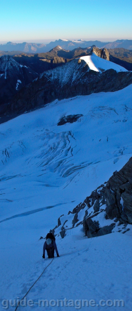 Rothorngrat couloir d'acces 